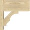 Ekena Millwork Balboa Block Rough Sawn Outlooker, Douglas Fir, 8"W x 16"D x 16"H OUT08X16X16BOA05RDF - alternate 2